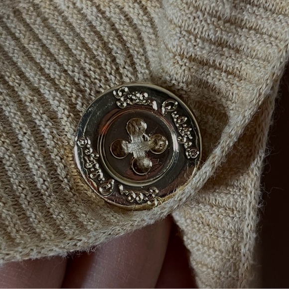 Lilly Pulitzer Ramona Fringe Open Side Sweater Camel Tan Size XS - Picture 7 of 10